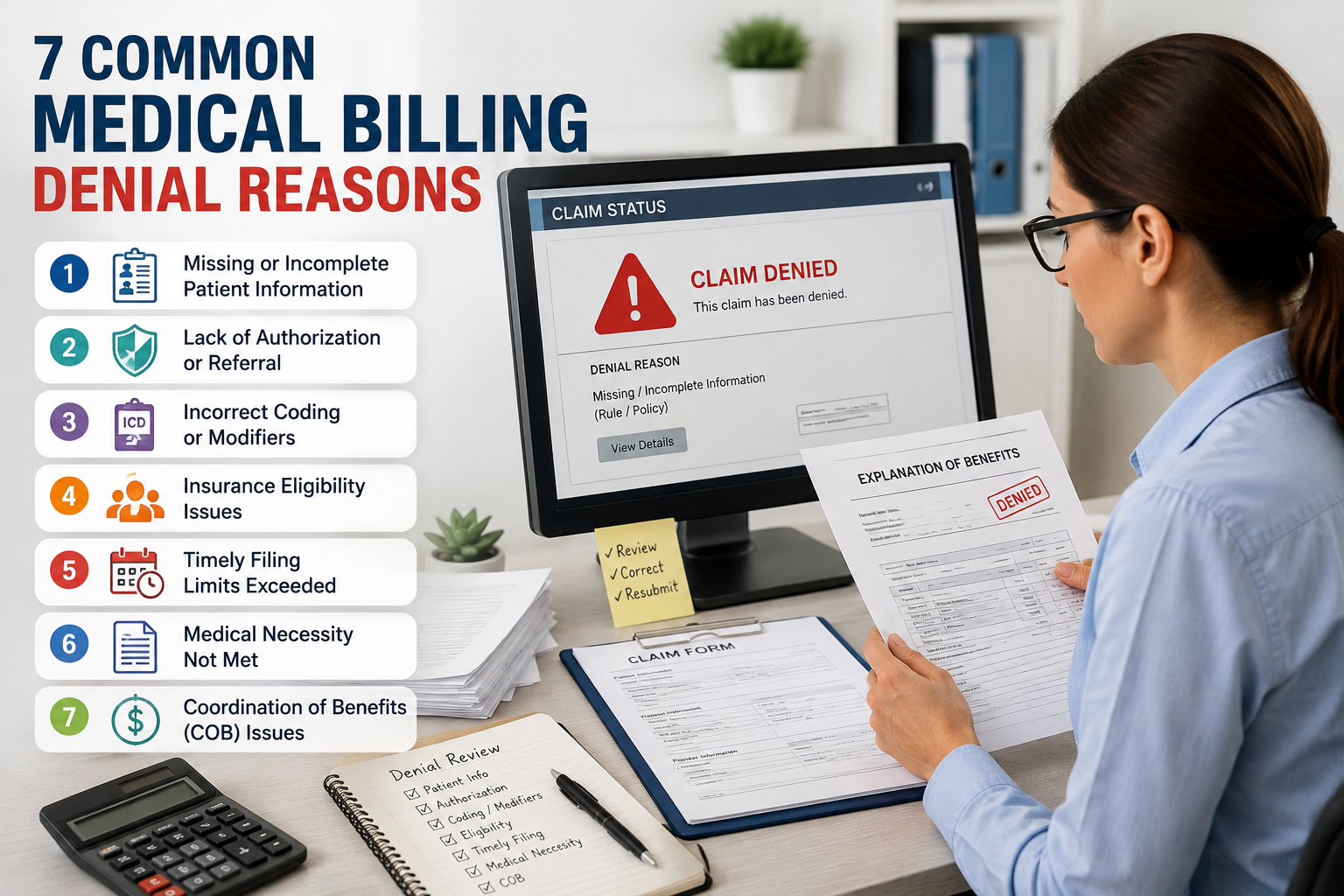 medical billing denial reasons
